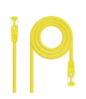 Nanocable Cable Red Latiguillo LSZH Cat.6A SFTP AWG26 30cm - Color Amarillo