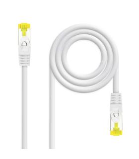 Nanocable Cable de Red Latiguillo RJ45 LSZH Cat.6a SFTP AWG26 1m - Color Blanco