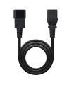 Nanocable Cable de Alimentacion CPU C13 Hembra a C14 Macho 3m - Color Negro
