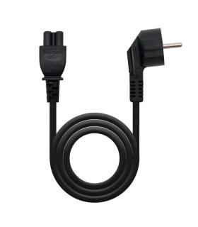 Nanocable Cable de Alimentacion CEE7 Acodado Macho a M-C5 Hembra Trebol 1.50m - Color Negro