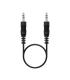 Nanocable Cable Audio Estereo Jack 3.5mm Macho a Jack 3.5mm Macho 0.30m - Color Negro