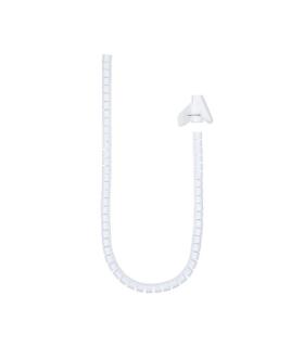 Nanocable Organizador de Cables Flexible 25mm - Longitud 3m - Color Blanco