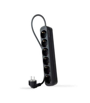 Nanocable Regleta 6 Tomas - 1.4m - Color Negro