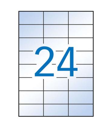 Apli Etiquetas Transparentes Permanentes 70.0 x 37.0mm 10 Hojas