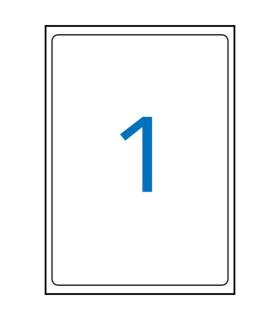 Apli Etiquetas Blancas Calidad Foto para Laser 199.6 x 289.1mm 10 Hojas