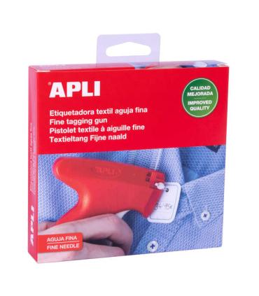 Apli Etiquetadora Textil Fina - Compatible con Agujas y Navetes Apli - No Daña los Tejidos