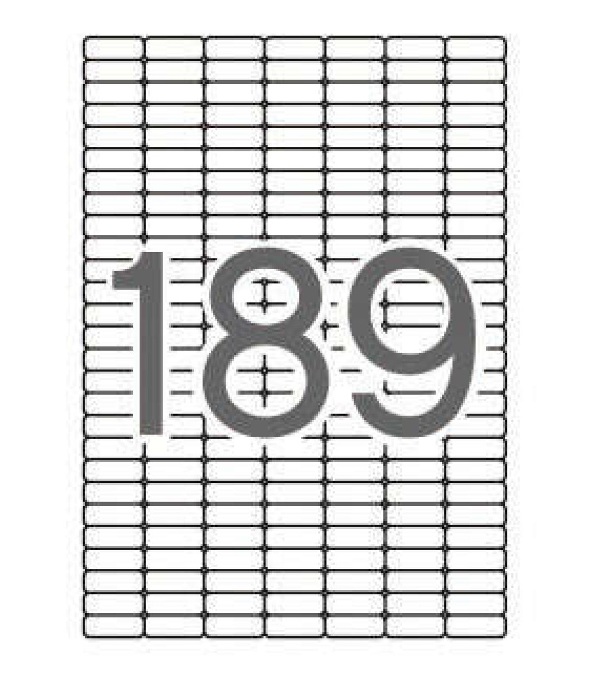 Apli Etiquetas Blancas Removibles 25.4 x 10.0mm 25 Hojas