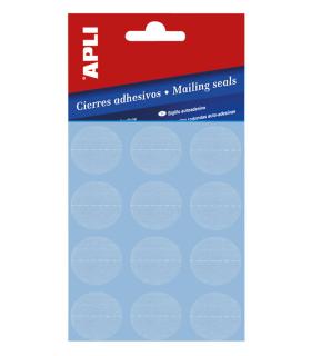Apli Cierres Adhesivos Transparentes Ø 25mm 10 Hojas