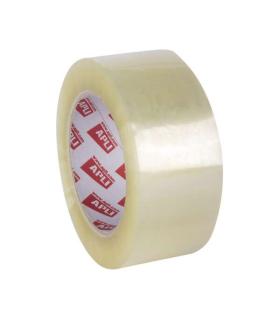 Apli Precinto Acrilico Transparente - PP - Brillante - 48 mm x 132 m 25 ?m Pack de 36