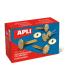Apli Encuadernadores Metalicos con Arandela - 30mm - Incluyen Arandela para Embellecer y Evitar Rozaduras - Caja de 100 Unidades