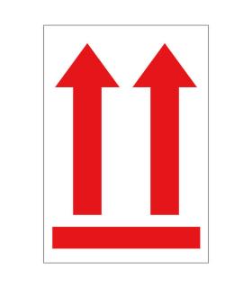 Apli Rollo Etiquetas Flecha Posicion Vertical 200 U