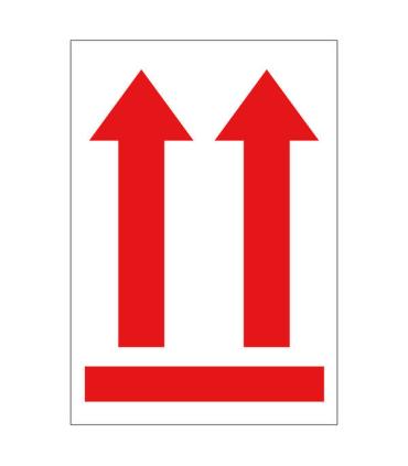 Apli Rollo Etiquetas Flecha Posicion Vertical 200 U