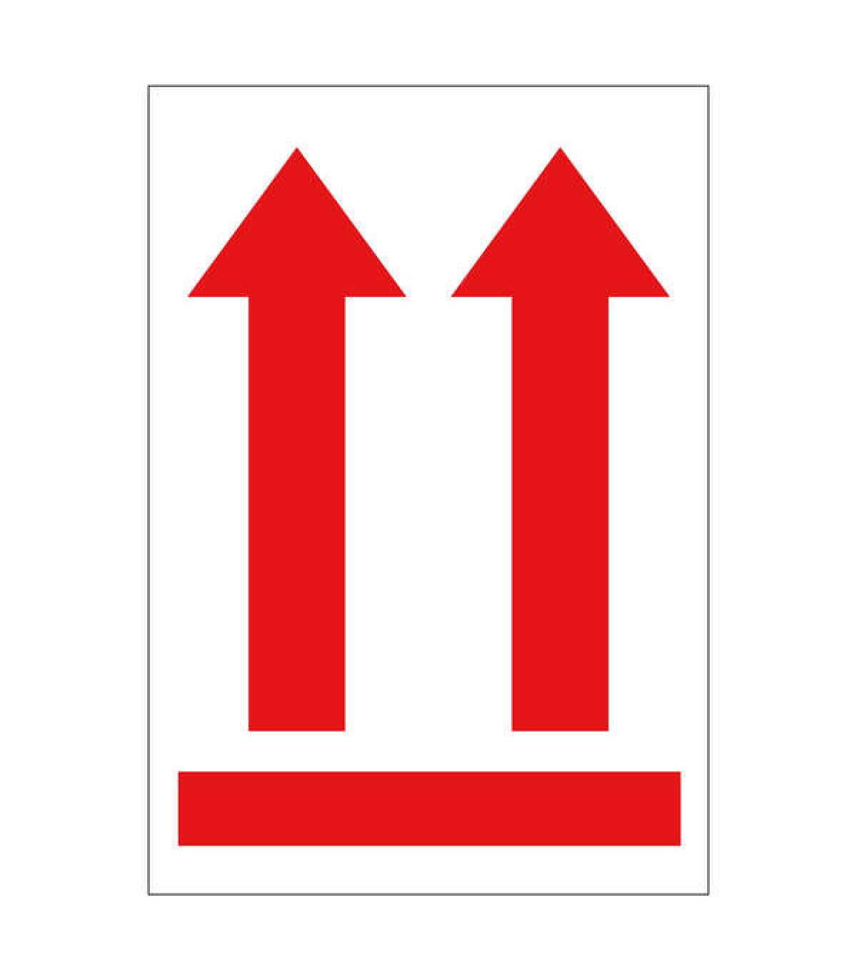 Apli Rollo Etiquetas Flecha Posicion Vertical 200 U