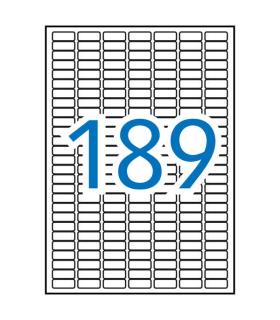 Apli Etiquetas Blancas Permanentes 25.4 x 10.0mm 10 Hojas