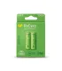 GP ReCyko Pack de 2 Pilas Recargables 1300mAh AA 1.2V - Precargadas - Fabricadas con mas del 10% de Materiales Reciclados