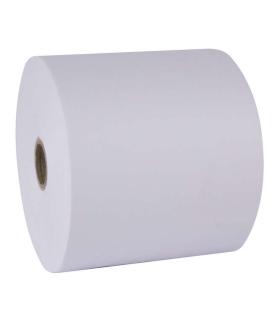 Apli Rollo de Papel Autocopiativo Blanco 75x65x12mm - Sin Necesidad de Carbon - Facil de Usar Pack de 10