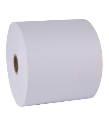 Apli Rollo de Papel Autocopiativo Blanco 75x65x12mm - Sin Necesidad de Carbon - Facil de Usar Pack de 10