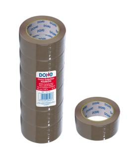 Dohe Pack de 6 Precintos de Polipropileno - Medidas 48mm x 66m - Color Marron