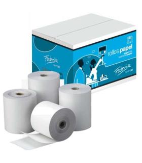Fabrisa Rollo de Papel Autocopiativo - Medidas 57x65x12mm Pack de 10