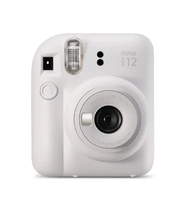 Fujifilm Instax Mini 12 Clay White Camara Instantanea - Tamaño de Imagen 62x46mm - Flash Auto - Exposicion Automatica - Mini Esp