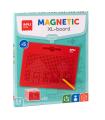 Apli Pizarra Magnetica XL - Superficie de Escritura Amplia - Iman Integrado para Sujetar Notas y Documentos - Marco de Aluminio 