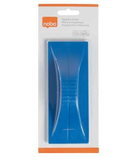 Nobo Borrador Magnetico para Pizarra Blanca - Iman Integrado - Color Azul