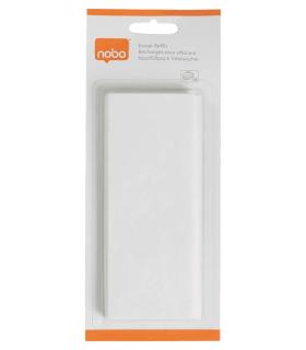 Nobo Pack de 10 Recambios para Borrador Magnetico Nobo 1901433 de Pizarra Blanca