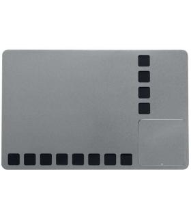 Nobo Pizarra Blanca Magnetica Pequeña con Cuadriculas de Espuma para Fijar Notas - 610x390mm - Multifuncional y sin Marco - Colo