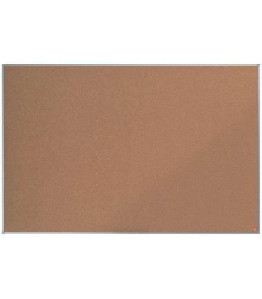 Nobo Tablero Anuncios Corcho Essence 1800x1200mm - Montaje Esquinas - Superficie Corcho - Marco Aluminio Anodizado - Color Natur