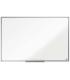 Nobo Essence Pizarra Magnetica de Acero 900x600mm - Marco de Aluminio Anodizado - Bandeja para Rotuladores - Color Blanco