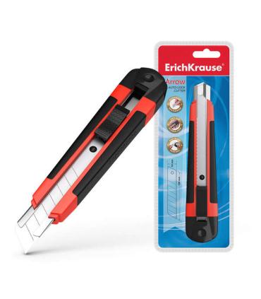 Erichkrause Cuter con Fijador Automatico Arrow - Sistema de Retencion de Cuchilla Autobloqueo - Partidor Incorporado - Cuerpo..