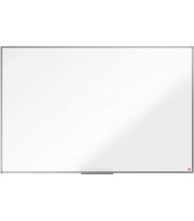 Nobo Essence Pizarra de Melamina 1500x1000mm - Marco de Aluminio Anodizado - Bandeja para Rotuladores - Color Blanco