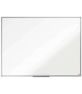 Nobo Essence Pizarra Magnetica de Acero Vitrificado 1200x900mm - Montaje en Esquinas - Superficie de Borrado Superior - Color Bl