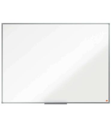 Nobo Essence Pizarra Magnetica de Acero Vitrificado 1200x900mm - Montaje en Esquinas - Superficie de Borrado Superior - Color Bl