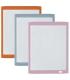 Nobo Mini Pizarra Magnetica con Marco de Color 216x280mm - Varios Colores - Rotulador y Borrador Incluidos - Almohadillas Adhesi