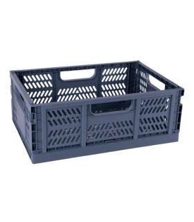 Apli Up North Caja de Plastico Plegable y Apilable - Tamaño 430x290x160mm - Ideal para Herramientas, Juguetes, Colada etc... ..