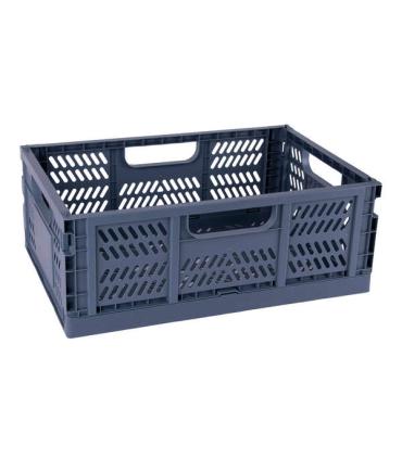 Apli Up North Caja de Plastico Plegable y Apilable - Tamaño 430x290x160mm - Ideal para Herramientas, Juguetes, Colada etc... ..