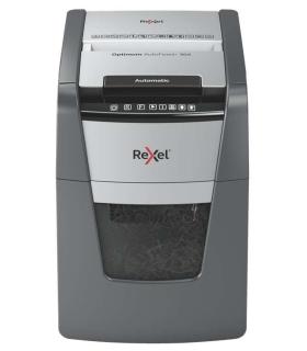 Rexel Optimum AutoFeed 90X Destructora Automatica de Corte en Particulas - 35L - Alimentacion Automatica 90 hojas - Ranura Manua