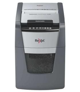 Rexel Optimum Autofeed 100M Destructora Automatica de Microcorte - Alimentacion Automatica de Hasta 100 Hojas - Nivel de Ruido..