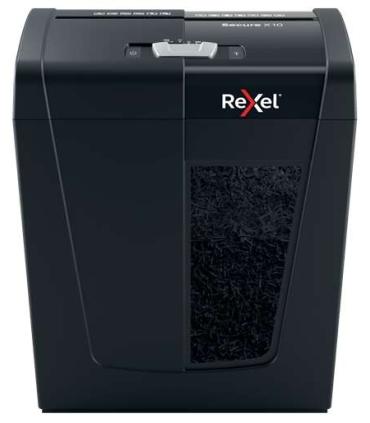 Rexel Secure X10 Destructora de Papel Manual Corte en Particulas - Destruye hasta 10 Hojas - 18L