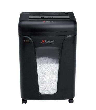 Rexel Mercury Destructora Microcorte - Antiatasco - Hasta 8 Hojas - Destruye Grapas, Clips y Cds - Capacidad Papelera 21L, 220..