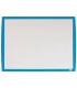 Nobo Pizarra Blanca Magnetica Pequeña 585x430 - Marco de Colores Vibrantes - Accesorios de Pizarra a Juego - Azul
