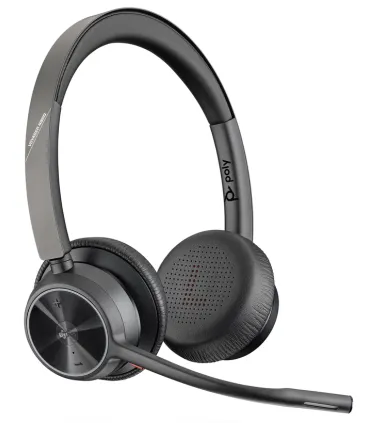 Plantronics Voyager 4320 UC M Auriculares con Microfono Bluetooth - Almohadillas Acolchadas - Controles en Auricular- Color Negr