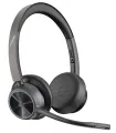 Plantronics Voyager 4320 UC M Auriculares con Microfono Bluetooth - Almohadillas Acolchadas - Controles en Auricular- Color Negr