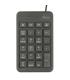 Trust Xalas Teclado Numerico USB - Ultra Delgado - 23 Teclas Perfil Bajo - Cable de 1.50m - Color Negro