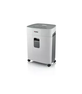 Dahle PaperSAFE 380 Destructora de Papel Manual 25L con Ruedas - Destruye hasta 15 Hojas - Corte en Particulas - Apta para Papel