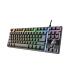 Trust Gaming GXT 833 Thado TKL Teclado Compacto USB - 12 Teclas Multimedia - Antighosting - Iluminacion LED - Cable Trenzado..