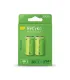 GP ReCyko Pack de 2 Pilas Recargables 3000mAh C 1.2V - Precargadas - Ciclo de Vida: Hasta 1000 Veces