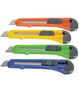 Bismark Cutter Grande Retractil - Empuñadura de Plastico - Bloqueo de Seguridad Pack de 24