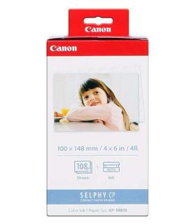 Canon KP-108IN Value Pack de Tinta Original - 108 Hojas Papel Fotografico 100x148 mm - 3115B001